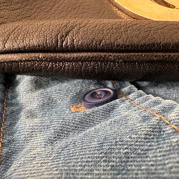 Gucci Interlocking G Blondie Hobo leather Vintage handbag Gold hardware Boho Y2K - Picture 16 of 16